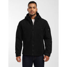 MountMiller Men's Full Sleeve Hooded Neck Black 10 Zip Outpost Superbond Hoodie