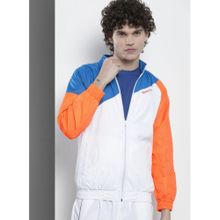 The Indian Garage Co Men Regular Fit Printed High Neck Full Sleeves Windcheater