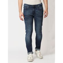 WAIMEA Navy Blue Regal Slim Fit Denims