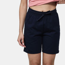 Jockey Aw23 Womens Super Combed Cotton Rich Regular Fit Shorts - Navy Blazer