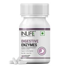 INLIFE Digestive Enzymes Supplement For Digestive Support 60 Capsules