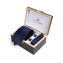 CAZZANO Men Accessory Tie With Pocket Square & Cufflinks