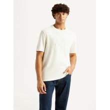 Levi's Mens Brand Logo White Crew Neck T-shirt