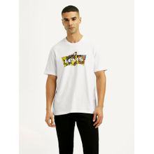 Levi's Mens Brand Logo White Crew Neck T-shirt