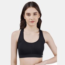 SOIE Women Low Impact Removable Pads Non Wired Sports Bra