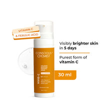 Conscious Chemist 10% Vitamin C Face Serum (Advanced) With Peptiide Complex For Glowing Skin
