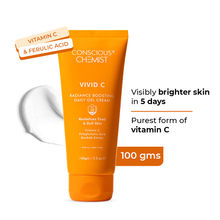 Conscious Chemist Vitamin C Lightweight Gel Moisturiser With Polyglutamic Acid For Dark Spots