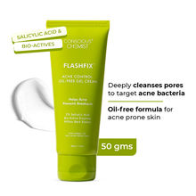 Conscious Chemist Flashfix Acne Spot Corrector Face Cream With 2% Salicylic Acid & Bio-Actives