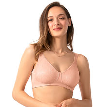 Amante Non Wired Lace Minimiser Bra - Pink