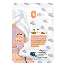 FLM Beauty Collagen & Blueberry Jelly Sheet Mask
