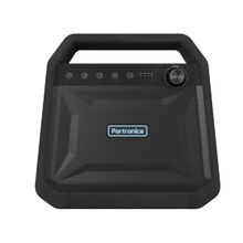 Portronics Roar Por-549, 2x12w Bluetooth Stereo Speaker With Tws 6, 000mah Battery, Black