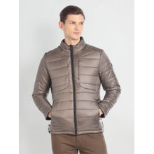 Arrow Sports Solid Hooded Reversible Jacket