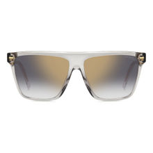 CARRERA Womens Grey Gold Mirror Lens Square Sunglasses with 100% UV Protection (58)