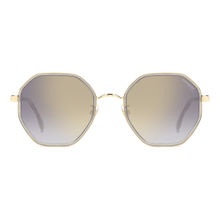 CARRERA Womens Grey Gold Mirror Lens Geometric Sunglasses with 100% UV Protection (53)
