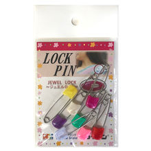 Lockpin M09C Japan Saree Hijab Gown Brooch Japanese Steel Safety Pin (Color May Vary)