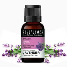 Soulflower Lavender Essential Oil for Better Sleep, Scalp Care, Healthy Skin & Relaxation