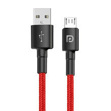 Portronics Konnect B Micro Fast Charging ,3.0 Amp Usb Cables With Pvc Heads(Red, 1 Meter)