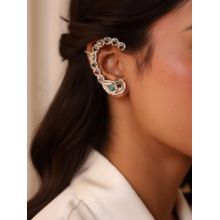 BINNI Floral Mirage Peacock Earrings