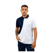 OUTERWORLD Multi-Colour Colorblock Collar Neck Men's Polo T-Shirt