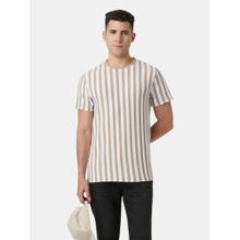 Pepe Jeans Beige Pure Cotton Crew Neck Men's T-Shirt