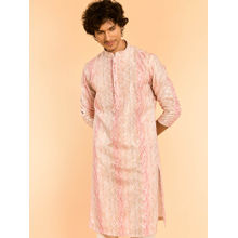Diwas by Manyavar Pink Festive Charm Kurta for Men