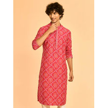 Diwas by Manyavar Pink Kurta for Men