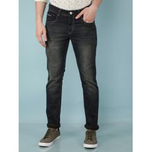 CRIMSOUNE CLUB Men's Charcoal Slim Fit Jeans