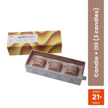 MyMuse Melt Aromatherapy Oil Massage Candles - Candied Spice - Set Of 3