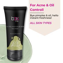 Baes Club Tea Tree, Neem & Aloe Vera Face Wash With Vitamin E For Acne & Oil Control Unisex