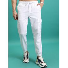 HIGHLANDER Men White Joggers