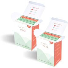 Nua Ultra Thin Rash Free Sanitary Pads 3xl+5l+4r With Disposal Covers - Pack Of 2