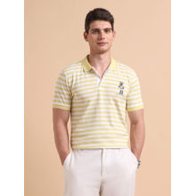 U.S. POLO ASSN. Association Men's Horizontal Striped Pure Cotton Polo T-shirt