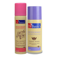 Dr.Batra's Deodarant Long Lasting Action Oceanic Breeze & Action Rose, Jasmine & Lily Of The Valley