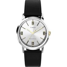 Timex Men Silver Tone Mechanical Dial Watch- TW2V44700U9