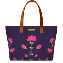DailyObjects Violet Symmetry Fatty Tote Bag