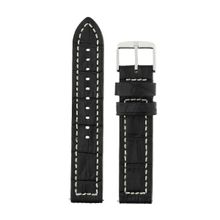 Titan 20 mm Black Genuine Leather Strap for Men Nf103035020Sq-P