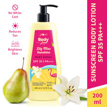 Plum BodyLovin' Lily Miss Sunshine Sunscreen Body Lotion SPF 35 PA+++ For Tan Reduction & Hydration