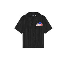 Renowned Crinkle Lovers Patch Button Up Shirt