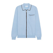 SATURDAYS NYC Saji Zip Polo Sweater