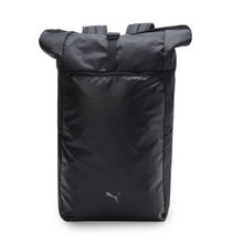 Puma Premium Rolltop Unisex Black Backpack