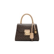 Aldo CRELLITA Women Brown Top Handle Satchel Bag
