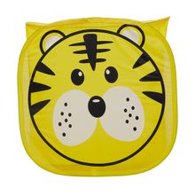 EZ Life Kids Toys & Storage Cube Yellow Tiger Polyester (Pack of 1)