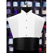 PELUCHE Debonair Black Cummerbund For Men