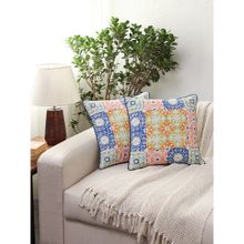 House This The Peranakan Tiles Cushion Covers Multi (16x16 inches)