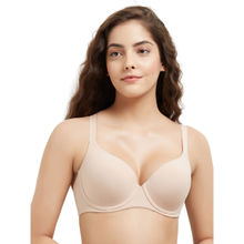 Wacoal Essentials Padded Wired 3/4Th Cup Cotton Comfortable T-Shirt Bra - Beige