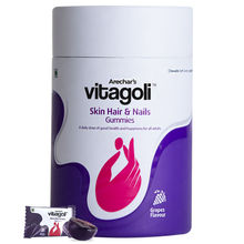 Vitagoli Skin, Hair and Nails Gummies Grapes Flavour