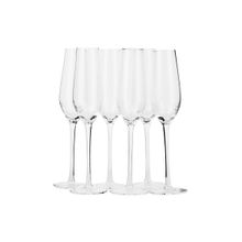 Shaze Simcha Crystal Champagne Glass- Set of 6 - 215 Ml (Per Glass)