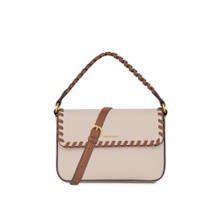 MIRAGGIO Ivory Virginia Top Handle Detachable And Strap Crossbody Sling Bag