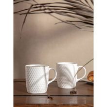 Twig & Twine Astrid Pack of 2 Diamond White Mugs