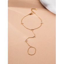 Palmonas Delicate Chain Hand Harness Bracelet For Women - Waterproof And Anti-Tarnish